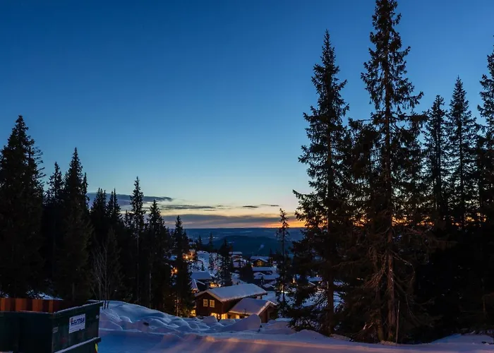 Ferienhaus Cozy Modern With Electric Car Charging, Sauna And Fireplace Øyer