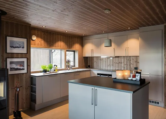 Ferienhaus Cozy Modern With Electric Car Charging, Sauna And Fireplace Øyer